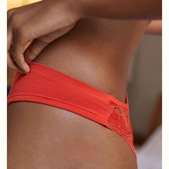 Anthropologie Seamless Lace Thong - Picture 2 of 3
